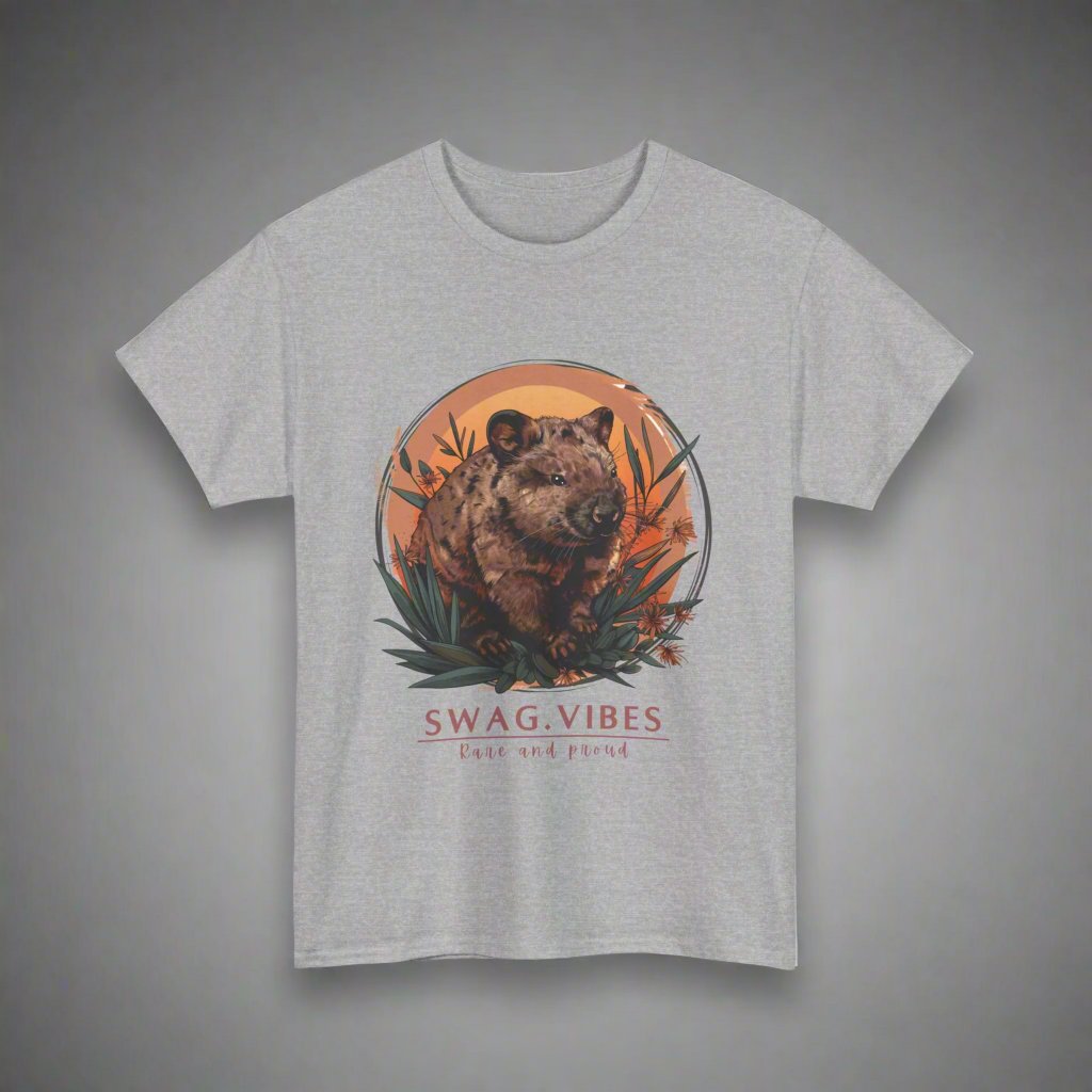 Wombat Wonder : Australian Native Animal - Unisex T-Shirt