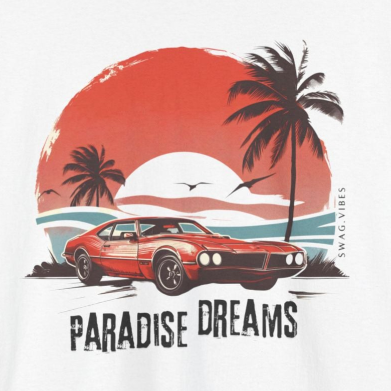 Paradise Dreams: Swag Vibe’s Adventures T-Shirt