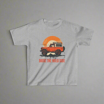 Drive the Wild Side:  Kids Adventure T-Shirt