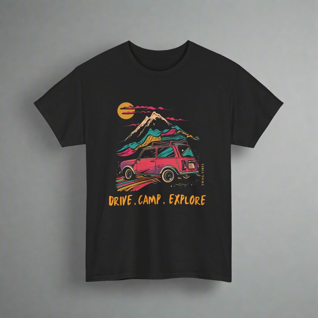 Drive.Camp.Explore: Graphic Adventure T-Shirt