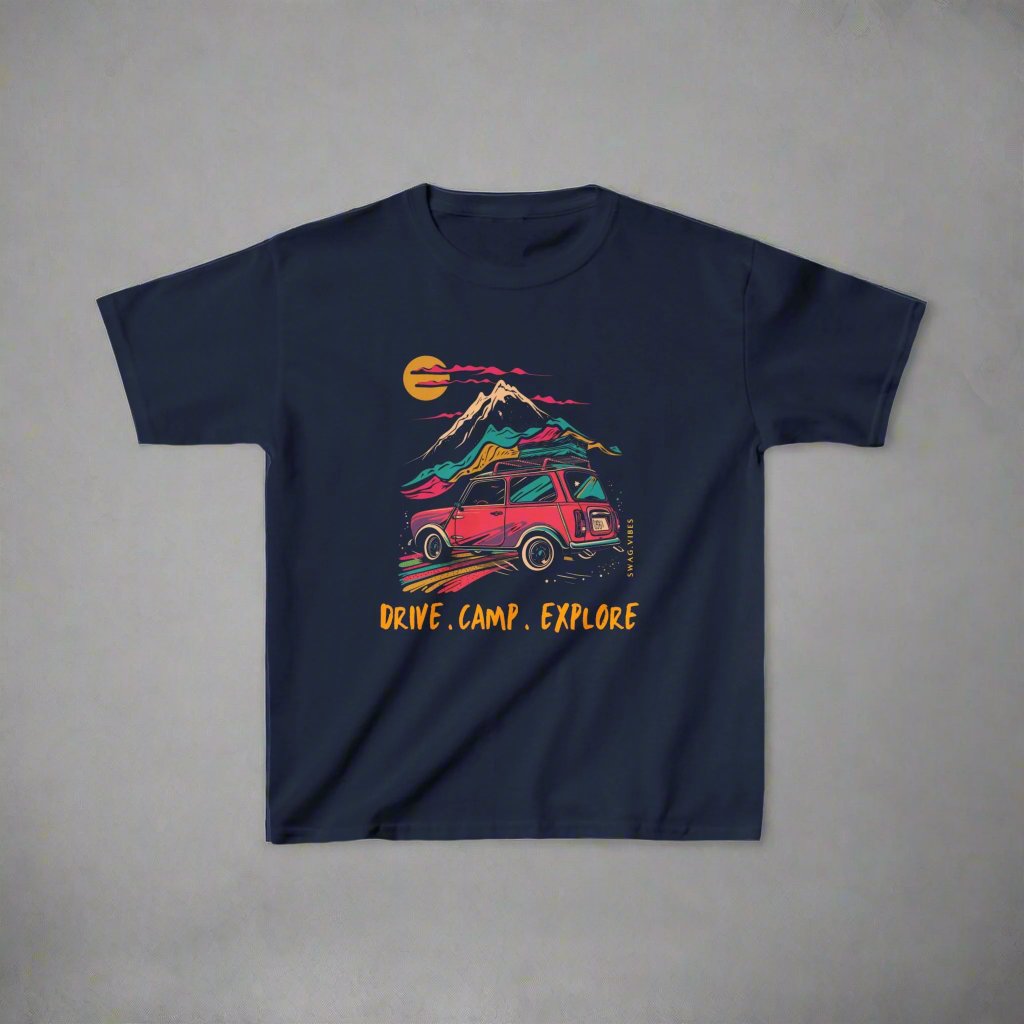 Drive.Camp.Explore: KidsT-Shirt