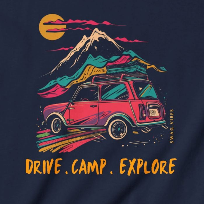 Drive.Camp.Explore: KidsT-Shirt