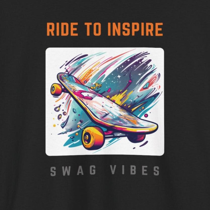 Skate Surge - RIDE TO INSPIRE - Unisex T-Shirt