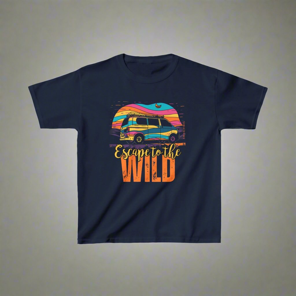 Escape to the Wild- Orange : KidsT-Shirt