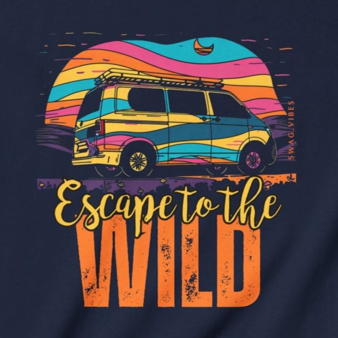 Escape to the Wild- Orange : KidsT-Shirt