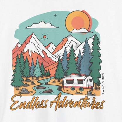 Nature’s Retreat Caravan Tee: Swag Vibe’s Adventures T-Shirt