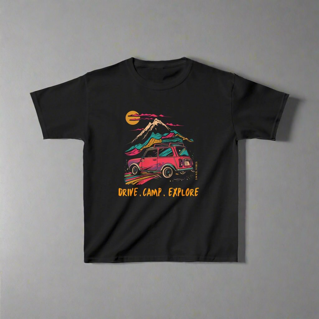 Drive.Camp.Explore: KidsT-Shirt