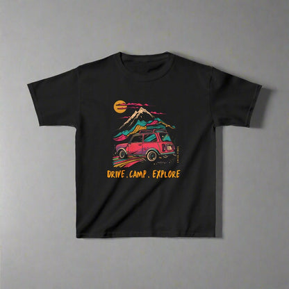 Drive.Camp.Explore: KidsT-Shirt