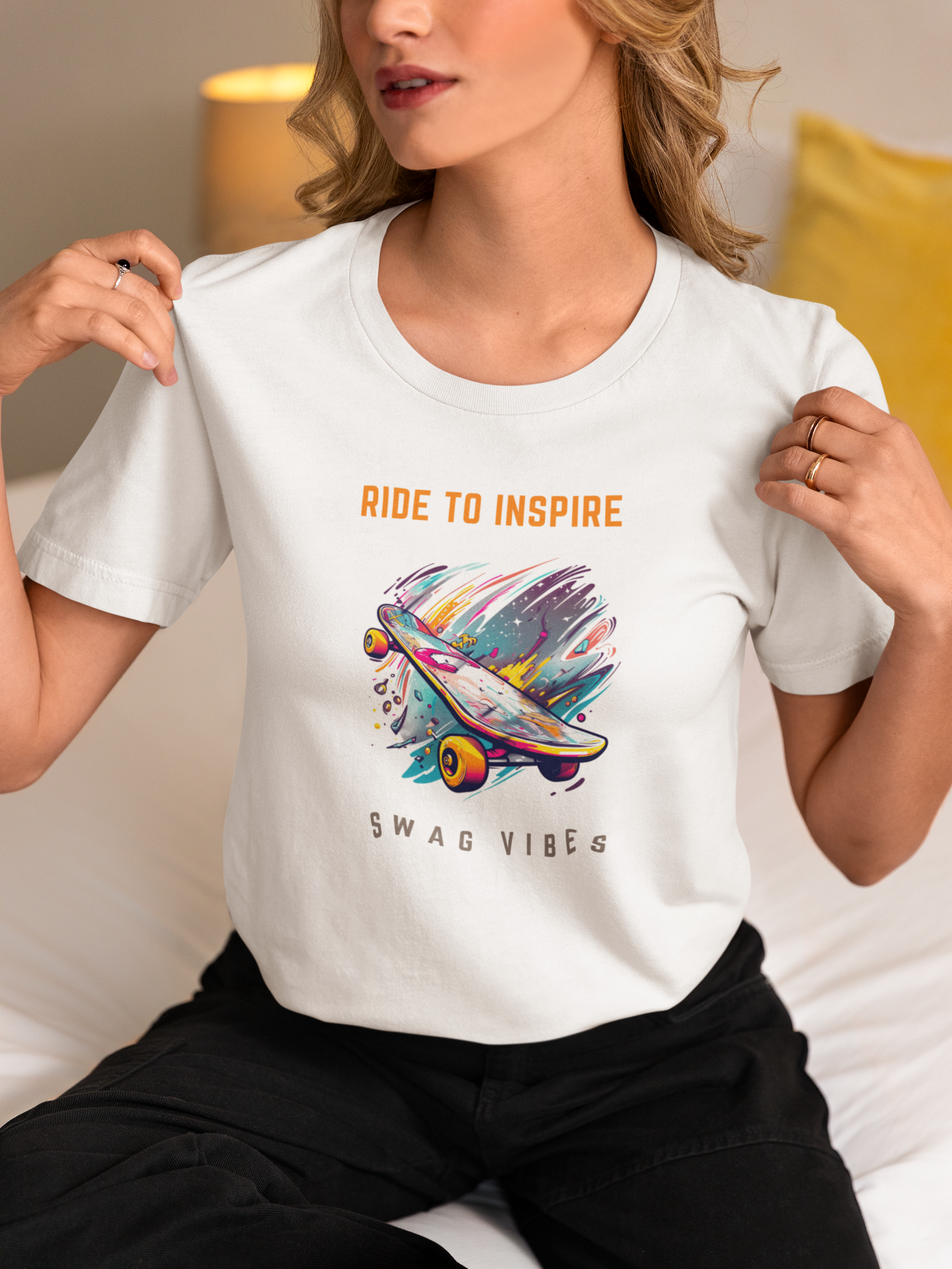 Skate Surge - RIDE TO INSPIRE - Unisex T-Shirt